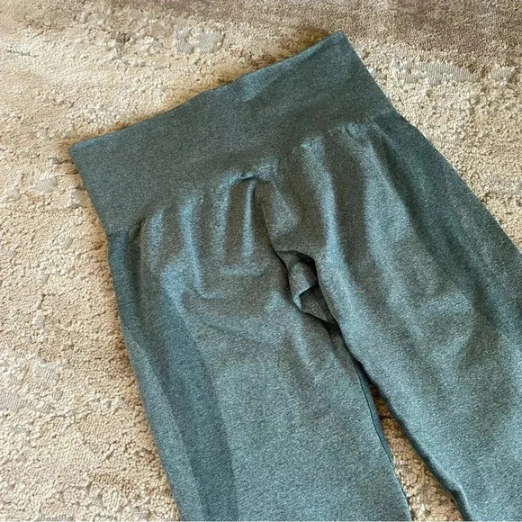 NVGTN Contour Seamless Forest Green Gym Leggings Yoga Pants Compression: Small - Picture 3 of 10